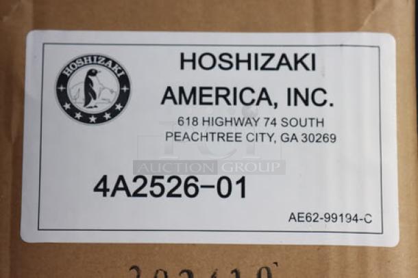 BRAND NEW 2025 Hoshizaki SD-500 Stand for DCM-300/500 Ice Machines. Label shows address and part number 4A2526-01.