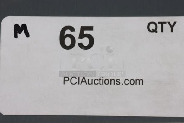 Label with "65 QTY," marked with "M," from PCIAuctions.com.