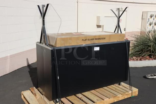 BRAND NEW Vollrath 38716 60" Black Cold Food Station with solid base, out of packaging, may be incomplete.