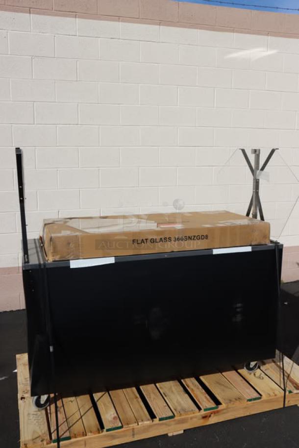 BRAND NEW Vollrath 38716 60" black cold food station, solid base, out of packaging, potential missing pieces, SN: P344-01932173-001.