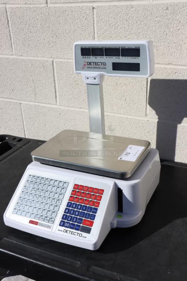 Cardinal Detecto DL1060P 60 lb. digital price computing scale with printer, tower display. New, out of packaging, legal for trade.