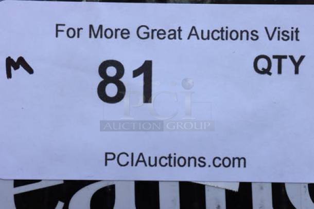 Sticker label indicating item number 81 for auction by PCIAuctions.com.