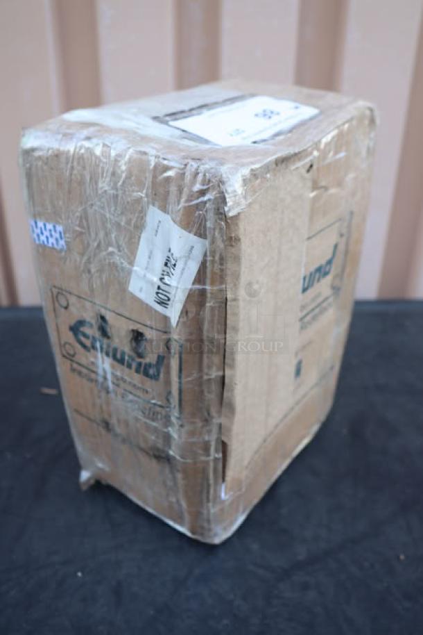 BRAND NEW Edlund 203 Two-Speed Tabletop Electric Can Opener in damaged original packaging. S/N: 111776.