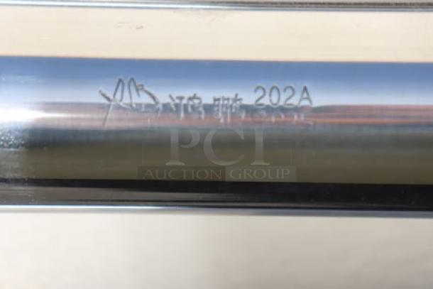 Optima OP-915-RT-1818-400 bench scale with roller top platform. Marking reads "202A." Broken, bent, not accurate. Legal for trade.
