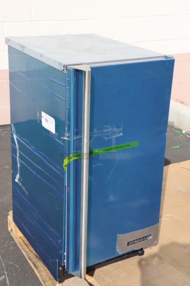 BRAND NEW Hoshizaki AM-50BAK-AD ice machine, ADA compliant, air-cooled, scratch-n-dent, 14 7/8" wide, 54 lb. capacity.