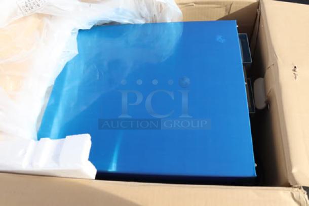 Brand new Panasonic NE-21523 stainless steel commercial microwave oven in original packaging, 2100W, 208/240V.