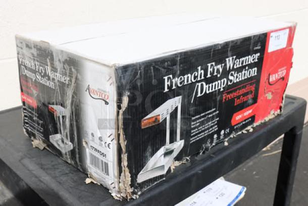Brand new Avantco FFDS-1 Infrared French Fry Warmer, 1000W, 120V in damaged packaging, S/N: CK-250648R-170.