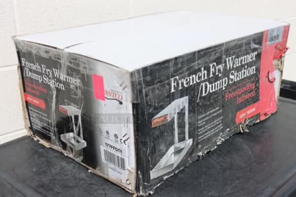Brand new Avantco FFDS-1 French Fry Warmer, 1000W, 120V. Packaging is damaged. Serial Number: CK-250648R-170.