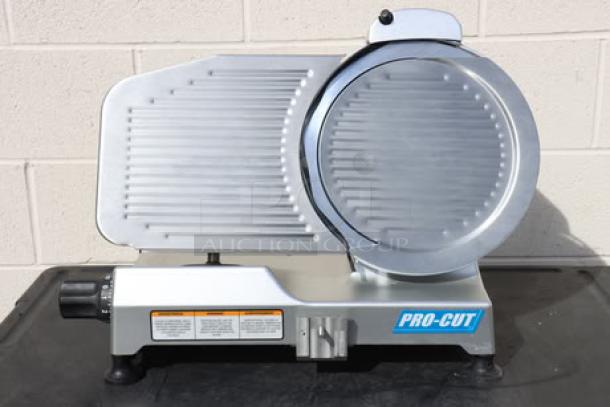 BRAND NEW 2025 ProCut KDS-12 12" Meat Slicer, 127V, 1/3 HP. Missing original packaging, may lack small parts. S/N: H25-160064.