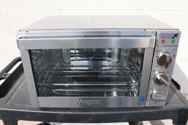 Waring WCO500X Half Size Countertop Convection Oven, 120V, 1700W, brand new with damaged packaging.