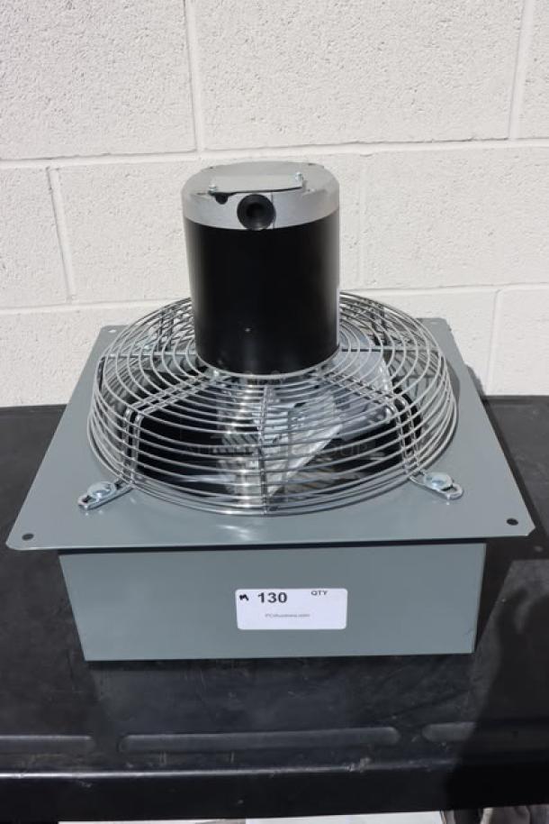 Brand new Canarm 12" wall exhaust fan S12-E1, 1-speed, 1,640 CFM, 120V, 1/4 hp, model SD12031, out of packaging.