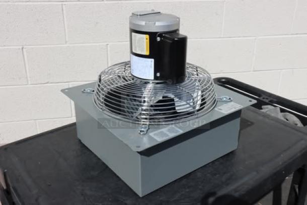Canarm 12" wall exhaust fan, model SD12031, new without packaging, 1-speed, 1,640 CFM, 120V, 1/4 hp motor.