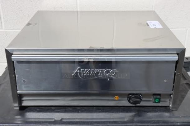 Avantco BW32 stainless steel bun warmer, 120V, 450W, brand new with minor dents on each side. Serial: CK-240741R-093.