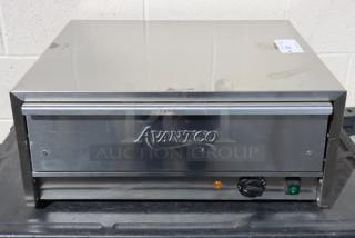 Avantco BW32 stainless steel bun warmer, 120V, 450W, brand new with minor dents on each side. Serial: CK-240741R-093.