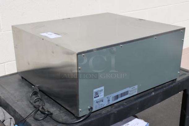 Avantco BW32M Stainless Steel Bun Warmer, 32 capacity, 120V, 450W, minor side dents visible, brand new with labels.