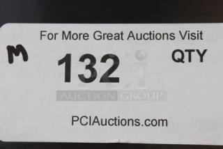 Sticker label with text: "For More Great Auctions Visit PCIAuctions.com, M, 132, QTY."