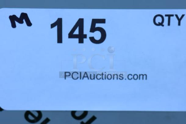 Auction label "145" with "PCIAuctions.com" text. Part of Hoshizaki DB-130H Hotel Ice Dispenser listing.