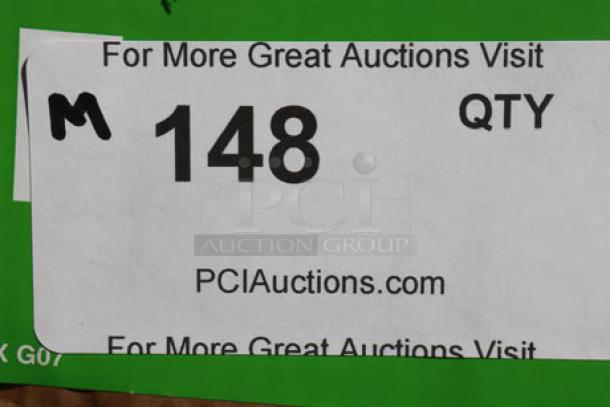 Sticker with "For More Great Auctions Visit PCIAuctions.com," QTY, number 148, and letter "M" marked.