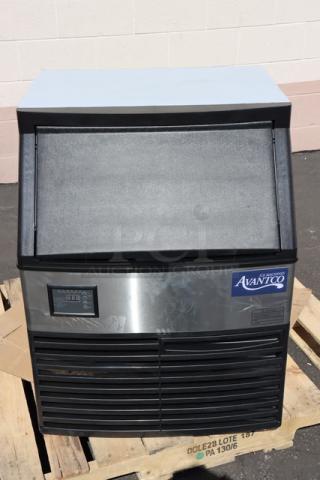 Avantco Ice UC-F-280-A 26" undercounter ice machine, air-cooled, full cube, new condition, serial: 194UCF280A-25090060.