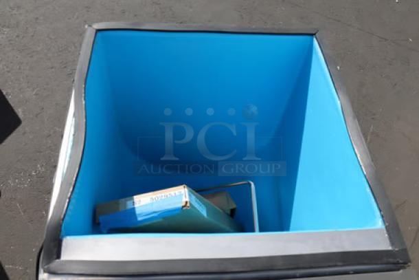 Manitowoc SPA162-161 22" touchless hotel ice dispenser, 115V, 120 lb capacity, brand new, scratch-n-dent condition.