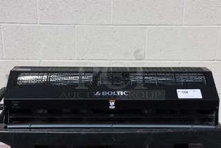 Brand new Boltic 6871509BPC 36" air curtain in black powder coat with plunger door switch, 120V, 380W.