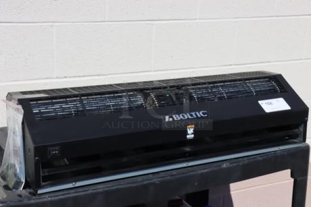 Boltic 6871509BPC 36" air curtain, black powder coat, new, with plunger door switch, 120V, 380W, 1 phase, no box.