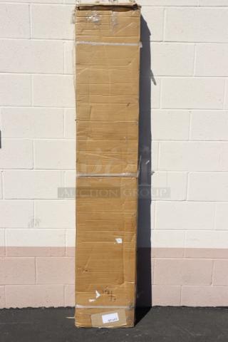 Brand new Regency Space Solutions locker, Model 600LC13125KK, in box. Unassembled, 12"x15"x78", minor box wear.