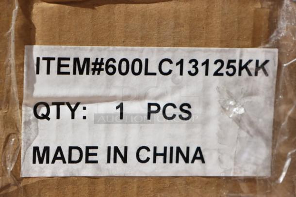 BRAND NEW SCRATCH-N-DENT! Regency 600LC13125KK black 12"x15"x78" 3-tier locker, unassembled, label shows "Made in China".