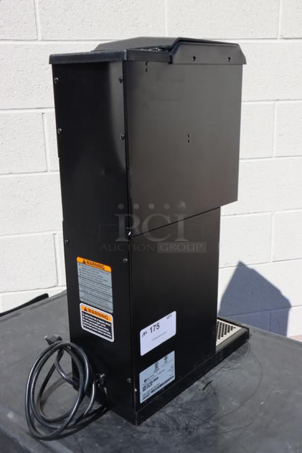 Brand new Bunn 22100.0000 G3 HD black bulk coffee grinder, 3 lb. capacity, 120V, 9A, scratch-n-dent condition, out of box.
