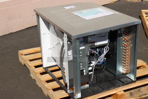 BRAND NEW Ice-O-Matic CIM0530HA90 ice machine, air-cooled, 525 lb. capacity, scratch-n-dent condition, model label visible.