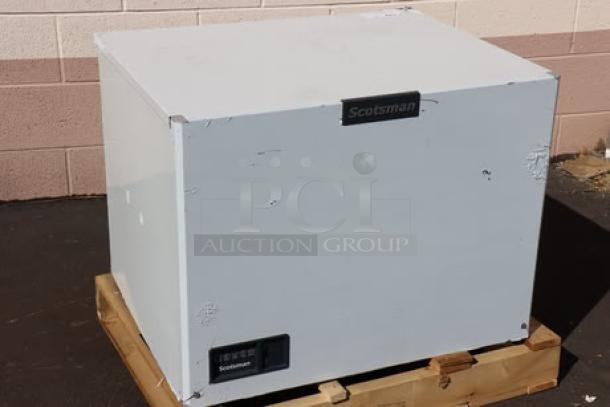 Brand new Scotsman MC0330SWX-1A Prodigy Elite Series ice machine, 30" water-cooled, 372 lb capacity, on pallet.
