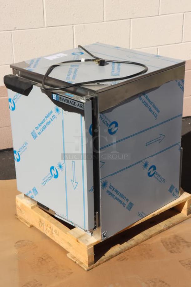 Brand new Beverage-Air UCF20HC 20" low profile undercounter freezer, 115 volts, 2.5 amps, 1 phase, out of packaging.
