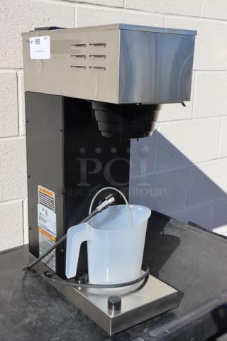 Brand new Bunn VPR-APS Pourover Airpot Coffee Brewer, model 33200.0010, 120V, out of packaging, with visible labels.