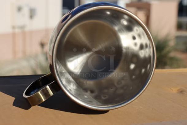 Acopa Alchemy 16 oz. hammered dark antique copper Moscow Mule mug, brand new, unboxed for photos.