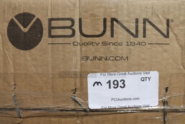 Bunn 35600.0020 BrewWISE MHG Coffee Grinder, new in box, original packaging damaged, serial number MHG0064169.