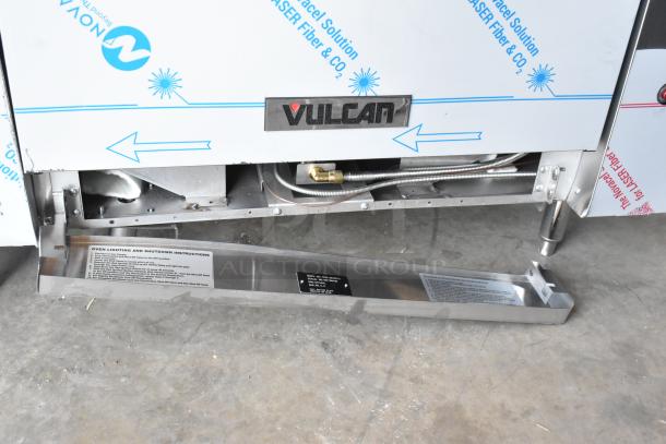 BRAND NEW Vulcan 72SS-6B36GTN 6 Burner Range with 36" Griddle, 2 Ovens, 310,000 BTU, scratch and dent, includes labels.