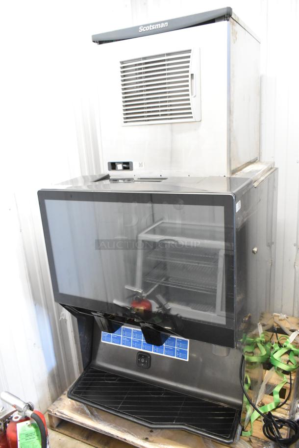 2022 Scotsman NH0622A-1B ice head on Lancer TP30 beverage dispenser, touchscreen, automatic agitation, 115V, 1 phase.