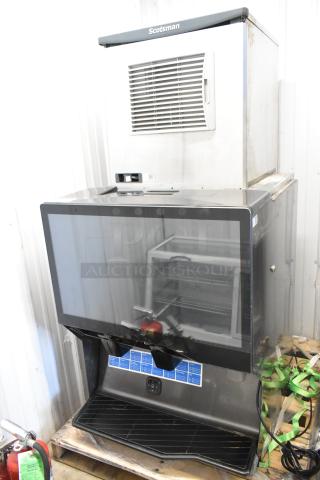 2022 Scotsman NH0622A-1B ice head on Lancer TP30 beverage dispenser, touchscreen, automatic agitation, 115V, 1 phase.