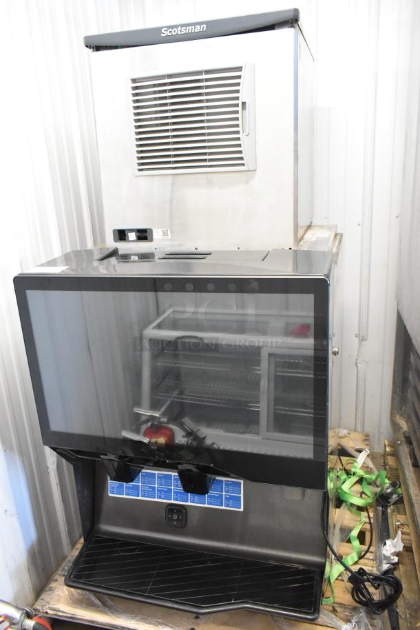 2022 Scotsman NH0622A-1B ice head on 2022 Lancer TP30 beverage dispenser with touchscreen, stainless steel, 115V, 1 Phase.