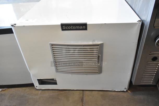 BRAND NEW Scotsman MC0330MAX-1A Ice Machine, 30", 365 lb capacity, 115V, 1 Phase. Scratch and dent visible on corner.