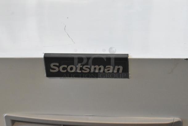 2025 Scotsman MC0330MAX-1A Prodigy Elite® Ice Machine, scratch and dent, 365 lb capacity, Scotsman logo visible.