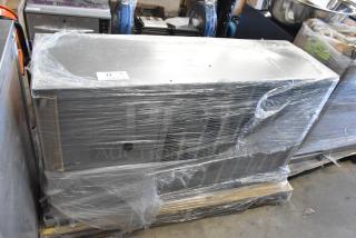 Brand new Hoshizaki SRK-15J3 air-cooled remote ice machine condenser, wrapped, visible tag, 2026 model, 208-230V, 3 phase.
