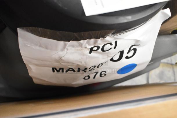 Auction image of a 2025 Karcher NT 68/1 wet/dry vacuum. Brand new with minor scratches. Includes 24" squeegee, tool kit.