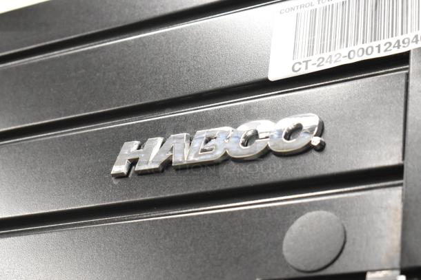 2019 Habco SE18 Single Door Reach-In Cooler, commercial use, 115V, 1 phase. Features Habco branding and model label.