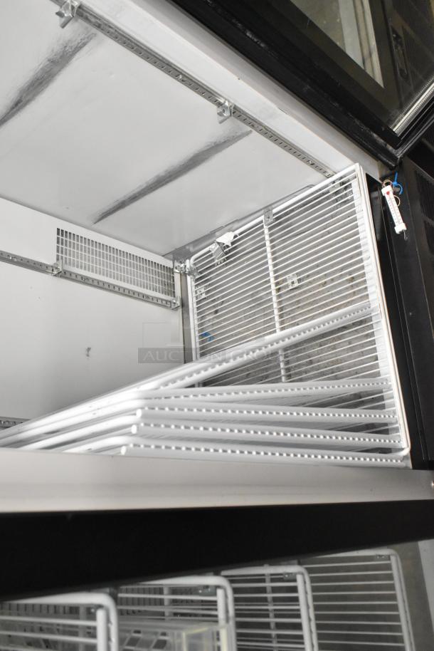 2019 Habco SE18 Commercial Reach In Cooler, single door, adjustable shelves, 115V, 1 phase, clean interior.