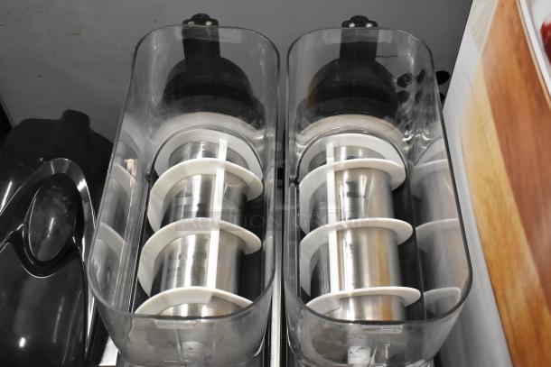 Vevor X-300 Commercial Countertop Slushie Machine with 2 hoppers, 115V, 1 Phase, in excellent condition.