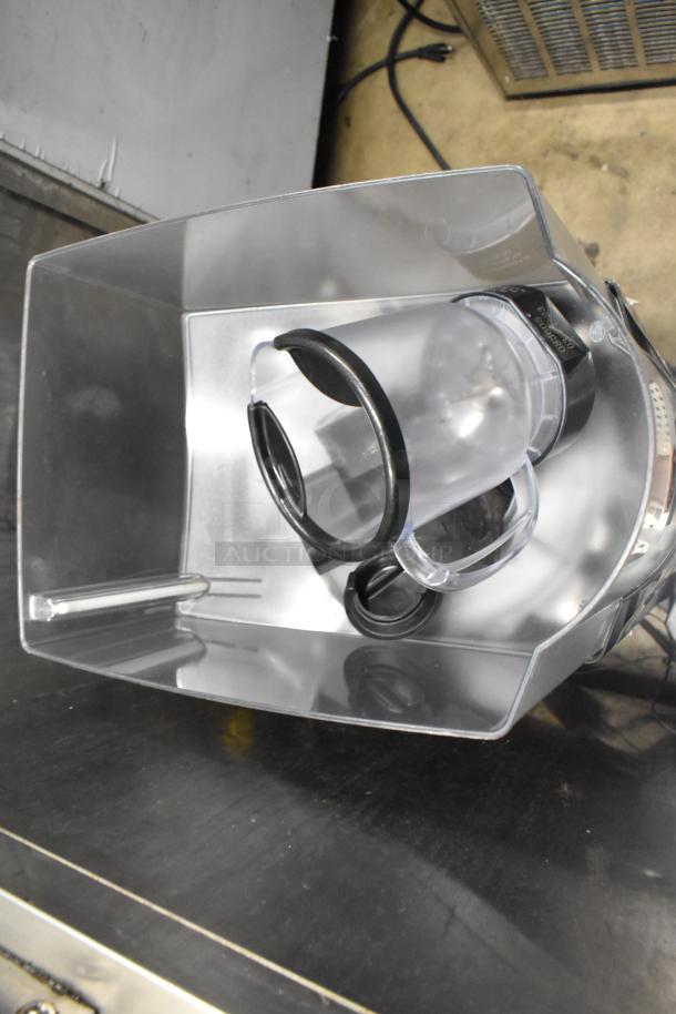 Taylor SB24-12 stainless steel commercial drink blender, 115V, 1 phase, shows blending container and controls, excellent condition.