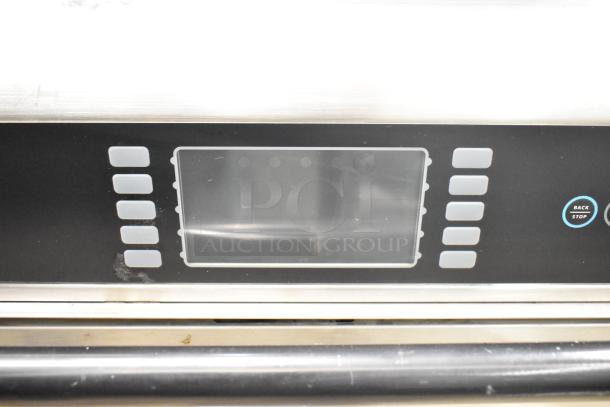 Turbochef I5-DL rapid cook oven, electric, 208/240V, countertop, digital control panel, stainless steel front.