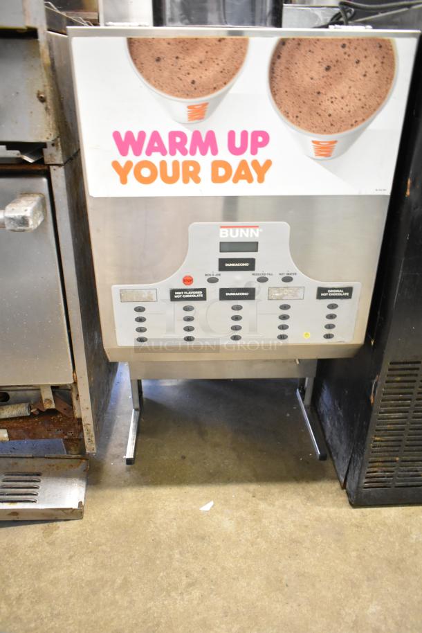 Bunn IMIX-5 Commercial Cappuccino Machine, countertop model, 120-208/240V, 1 phase, used condition, front display branding.