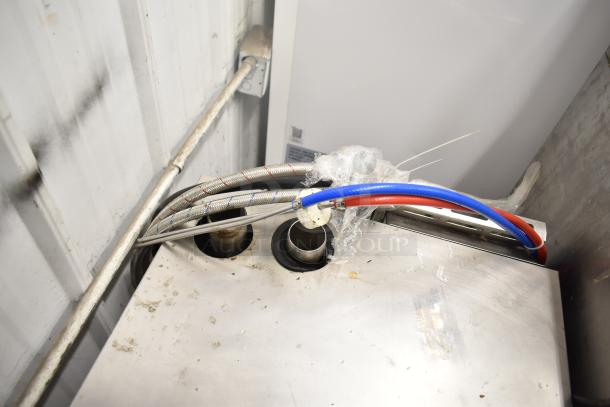 2021 Blodgett BLCT6E / CS CPE 1.06 Combi Oven, electric, stainless steel finish, visible wires.